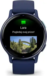 Pametni sat GARMIN Vivoactive 5 Captain Blue Metalic plavi remen, 010-02862-12