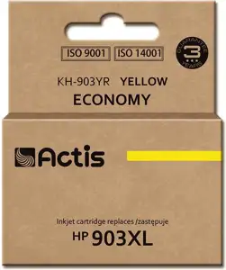 Actis KH-903YR ink (replacement for HP 903XL T6M11AE; Standard; 12 ml; yellow) - New Chip