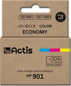 Actis KH-901CR ink for HP printer; HP 901XL CC656AE replacement; Standard; 18 ml; color