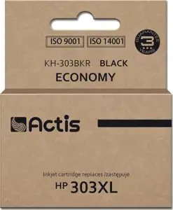 Actis KH-303BKR ink for HP printer, replacement HP 303XL T6N04AE; Premium; 20ml; 600 pages; black