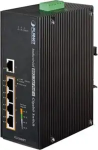 Planet Industrial 5P Gig Switch w 4 802.3at PoE ports (wide operating temp range)