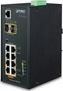Planet Industrial 4-Port 10 100 1000T 802.3at PoE 4-Port 10 100 1000T 2-Port 100 1000X SFP Managed Switch