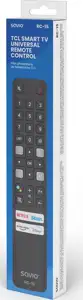 SAVIO RC-15 universal remote control/replacement for TCL , SMART TV