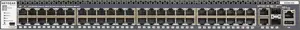 Stackable Managed Switch, L3, 48-port 1000BASE-T (RJ45), 2-port 10GBASE-T (RJ45), 2-port 10GBASE-X (SFP+), 176Gbps, USB, Mini-USB / RJ45 / RS232 console ports, APS150W PSU