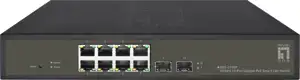 LevelOne Switch 8x GE GES-2110P 2xGSFP 19