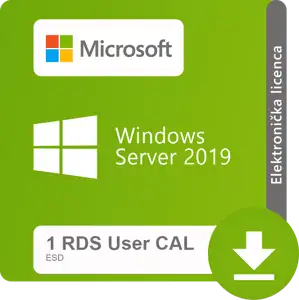 Windows Server 2019 1 RDS User CAL ESD elektronička licenca