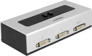 Switch DVI 2 port manual bidirectional