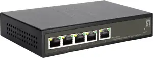 LevelOne Switch 5x GE GES-2105P Hilbert 60W 4xPoE+