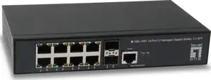 LevelOne Switch 8x GE GEL-1061 2xGSFP 19