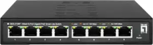 LevelOne Switch 8x GE GES-2108P Hilbert 112W 8xPoE+