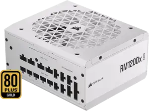 Napajanje Corsair RM1200x Shift White, 1000 Watt80 PLUS GOLD Certified, Fully Modular Power Supply
