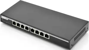 DN-95340 - DIGITUS Professional 8-Port 10/100/1000 Mbps PoE Gigabit Desktop Switch