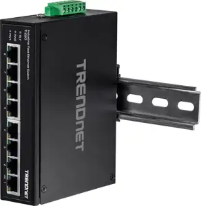 TRENDnet Industrie Switch 8 Port Fast Ethernet L2 DIN-Rail