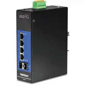 TRENDnet Industrie Switch 6 Port Gbit L2 Managed DIN-Rail