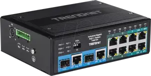 TRENDnet Switch 10-port Industrial Gbit PoE++ Din-Rail