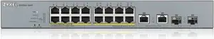 Zyxel Switch 18x GE GS1350-18HP PoE long range 250W Managed