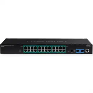 TRENDnet 26-Port Industr. Gigabit L2 Managed PoE+ Rackmount