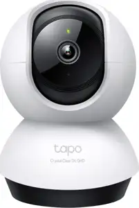 Pan/Tilt AI Home Security Wi-Fi CameraSPEC:2K QHD (2560x1440), 2.4 GHz, Horizontal 360o FEATURE: Pan/Tilt, Smart AI Detection and Notifications (motion, people, pets, cars, abnormal sound), Motion Tr