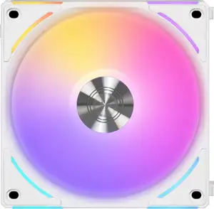 Fan Lian Li UNI FAN AL120 V2 RGB PWM 120mm, 3 Pack + Controller, White