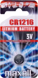 Maxell Batterie Knopfzelle CR1216 3V 25mAh Lithium 1St.
