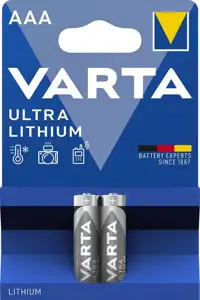 Lithium, AAA, 1.5V, 1100mAh, VPE2