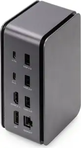 DIGITUS Dockingstation USB-C 14- Port 8K grau