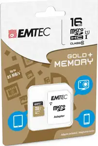 microSDHC 16GB Class10 Gold+