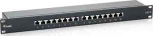 16-Port Cat.6 Shielded Patch Panel