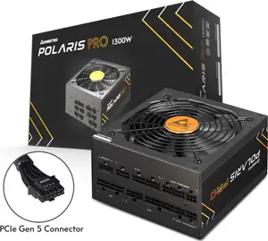 Chieftec Polaris Pro Series 1300W ATX Platinum modular power supply with PCIe GEN5.