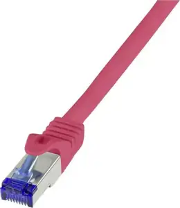 Logilink patch kabel Ultraflex, Cat.6A, S/FTP, crveni, 0,5 m