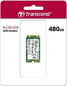 SSD 480GB Transcend M.2 MTS420S (M.2 2242) 3D NAND, SATA3