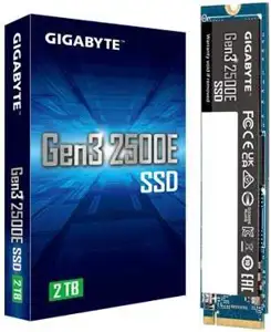 SSD 2TB Gigabyte Gen3 2500E PCI-E 3.0 NVMe 1.3