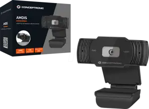 CONCEPTRONIC Webcam AMDIS 1080P Full HD Webcam+Microphone sw