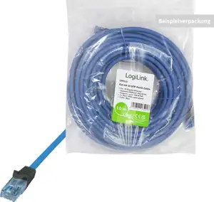 LogiLink patch kabel CAT6A U/UTP Premium plavi 2,00m 10G/PoE