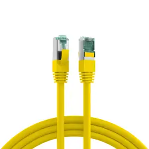 EFB RJ45 patch kabel S/FTP, Cat.6A, LSZH, Cat.7 sirovi kabel, 0,25 m, žuti
