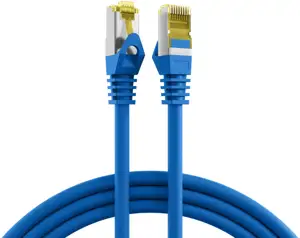 EFB RJ45 patch kabel S/FTP, Cat.6A, LSZH, Cat.7 sirovi kabel, 0,25 m, plavi