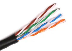S/FTP 26 AWG, CAT7 Raw Cable, CAT6a Modular plugs, 15 m, Black