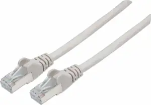 S/FTP 26 AWG, CAT7 Raw Cable, CAT6a Modular plugs, 20 m, Gray