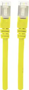 S/FTP 26 AWG, CAT7 Raw Cable, CAT6a Modular plugs, 10 m, Yellow
