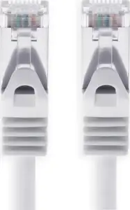 S/FTP 26 AWG, Cat7 Raw Cable, Cat6a Modular Plugs, 2 m (6.5 ft.), White