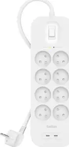 Belkin Connect White 8 AC outlet(s) 2 m