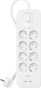 Belkin Connect White 8 AC outlet(s) 2 m
