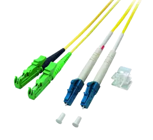 EFB Duplex Jumper LC-E2000 9/125, OS2, LSZH, gelb, 3mm,