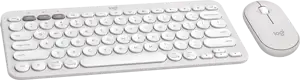 LOGITECH Pebble 2 Bluetooth Keyboard Combo - TONAL WHITE - HRV-SLV-SRB