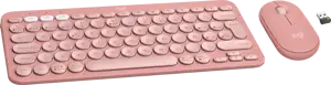 LOGITECH Pebble 2 Bluetooth Keyboard Combo - TONAL ROSE - US INT'L