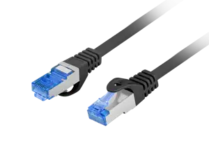 PATCHCORD KAT.6A S/FTP LSZH CCA 1M crna FLUKE PASSED LANBERG