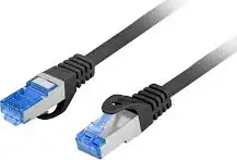 PATCHCORD KAT.6A S/FTP LSZH CCA 1.5M crna FLUKE PASSED LANBERG