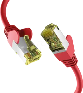 EFB CAT6a ROT 0,50m Patchkabel S/FTP PIMF