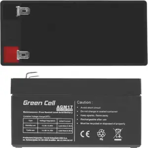 Green Cell (AGM17) baterija AGM 12V 1,2Ah
