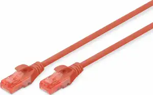 DIGITUS CAT 6A S/FTP patch kabel, 2m, crveni